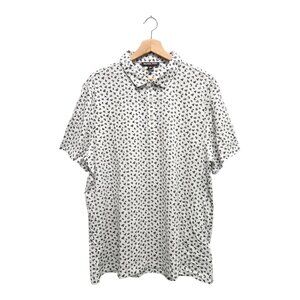 Michael Kors Men’s Field Printed Golf Polo Shirt XL Multicolor NWT